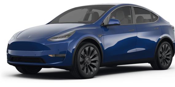 TESLA MODEL Y 2022 7SAYGDEF6NF457152 image